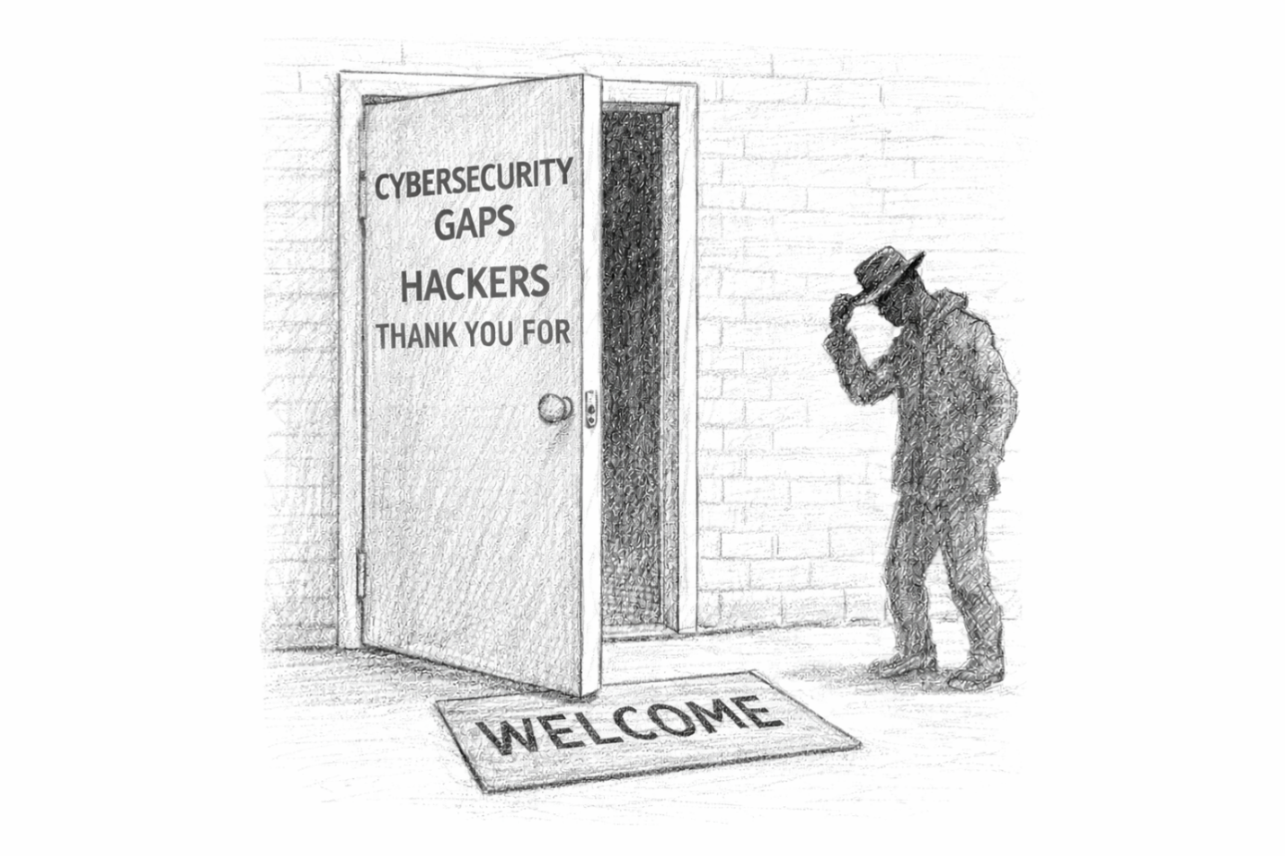 Welcome Hacker Door Concept